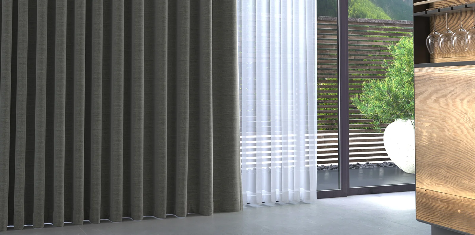 MODERO Curtains & Drapery in an interior setting.